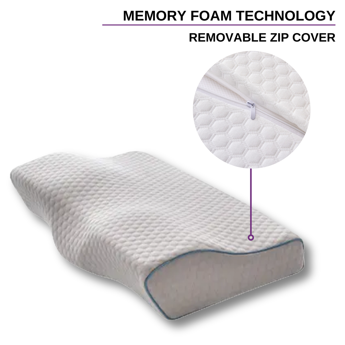 Ergonomic Butterfly pillow