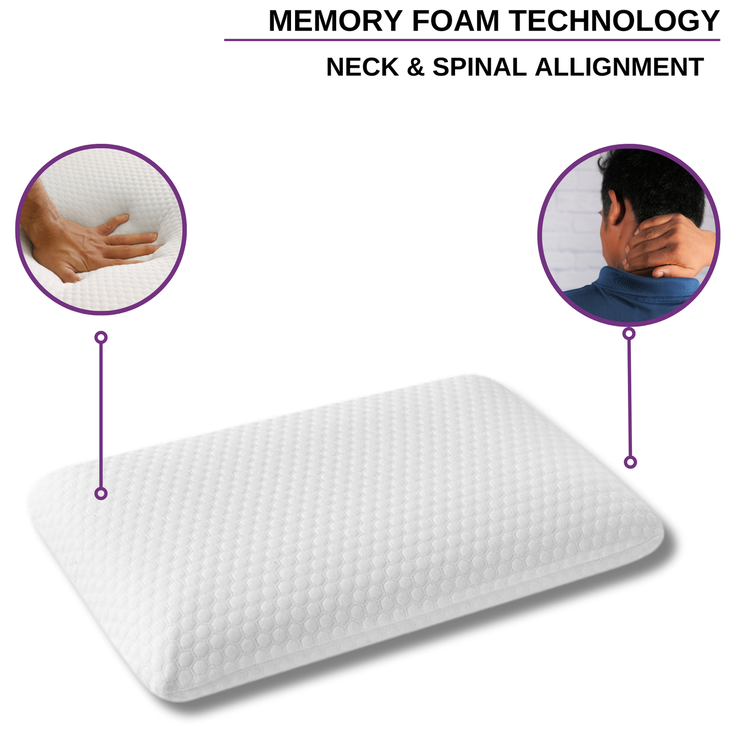 Loaf Memory Foam Pillow