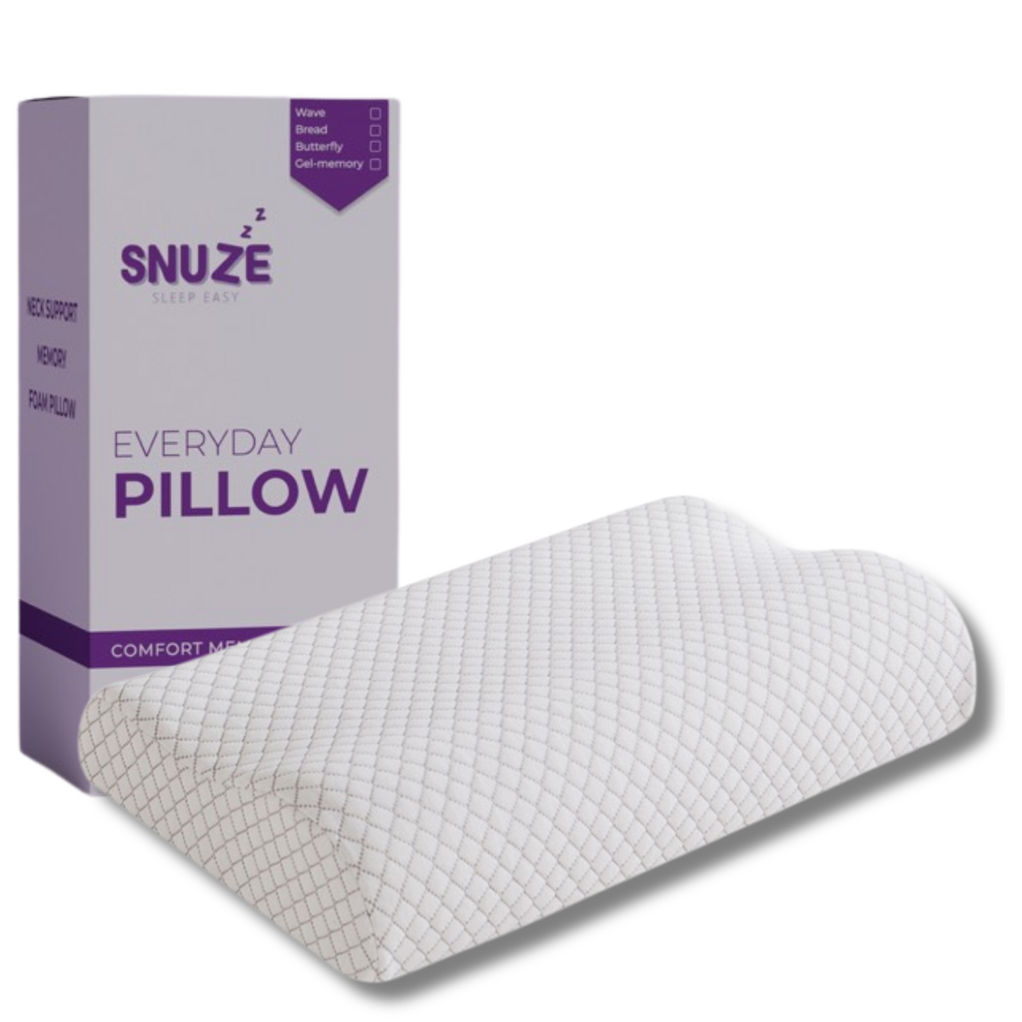 Wave Neck Memory Foam Pillow